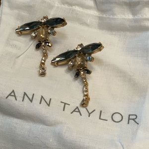Ann Taylor Dragonfly Earrings - Never Worn!